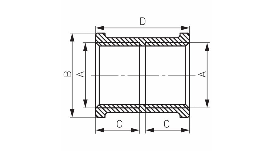 Sárgaréz Karmantyú - 3/4" - Ferro