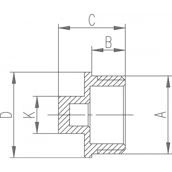 Sárgaréz Dugó - 3/8" - Ferro